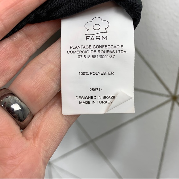 Farm Rio Chevron Knit Lined Sweater Dress Size Medium NWT - Picture 14 of 15